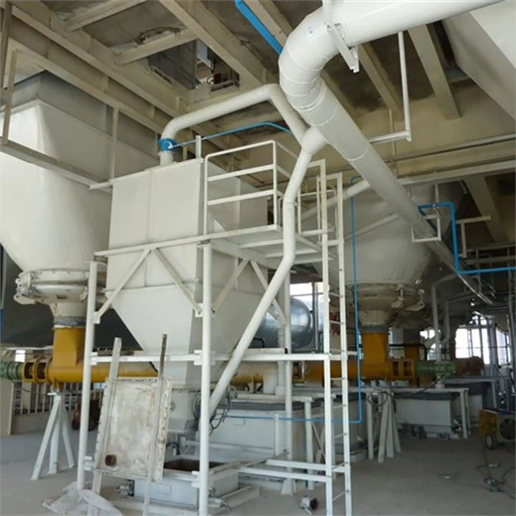 El fabricante proporciona una planta de producción de detergente en polvo para ropa