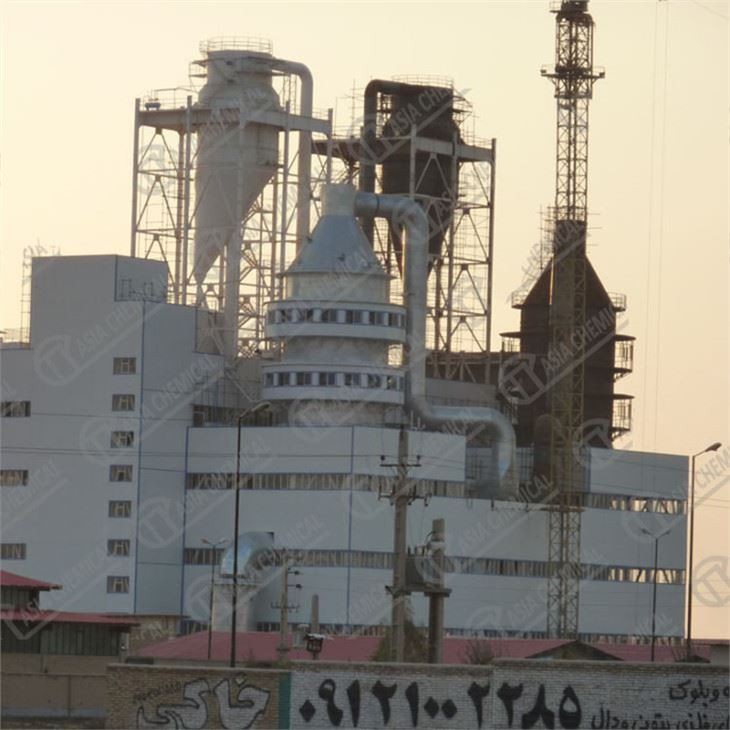 Planta de detergente en polvo con torre de secado por aspersión